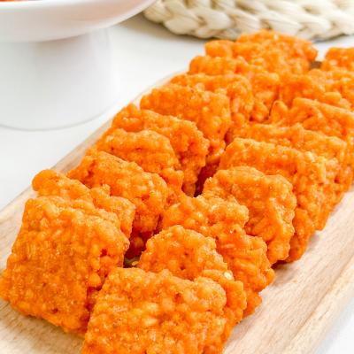 Light bite-sized Savory rice snacks seasoned crispy rice crackers